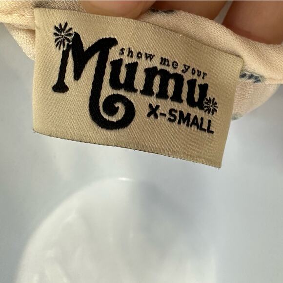 Show Me Your Mumu Flutter Sleeve Tassel Tie Tunic Size X-Small, Oversized - Picture 9 of 12